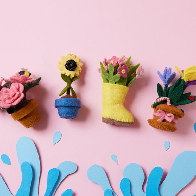 Spring Garden Splash Ornaments