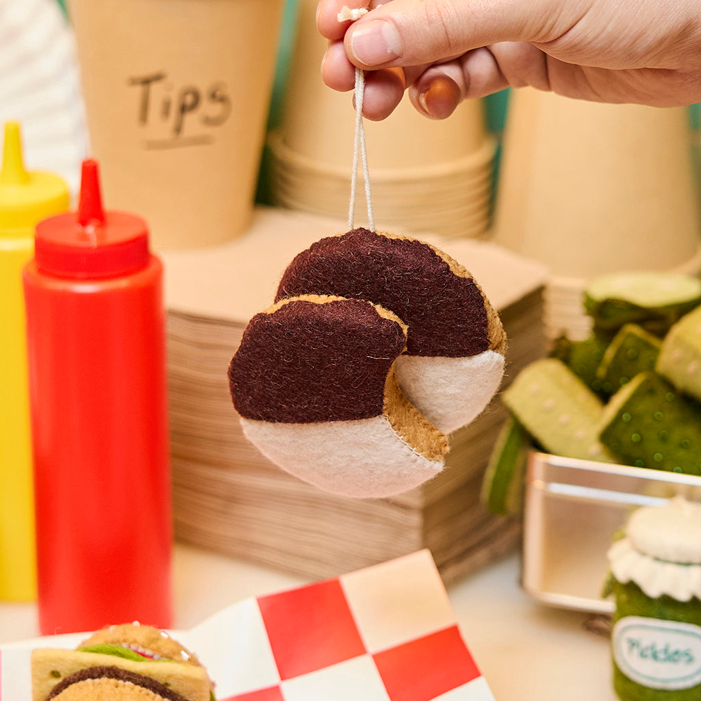 Black White Cookies Ornament