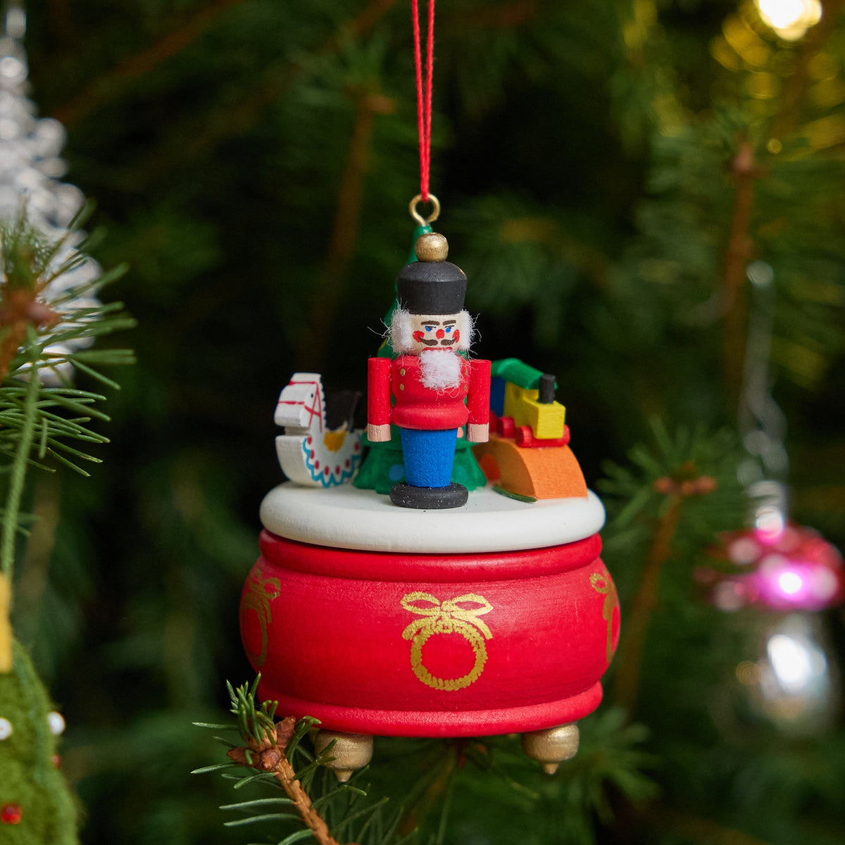 Nutcracker Music Box Ornament