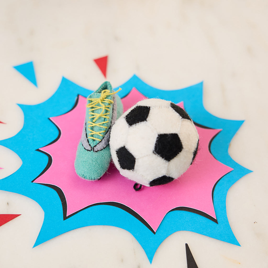 Soccer Ball Cleat Ornament