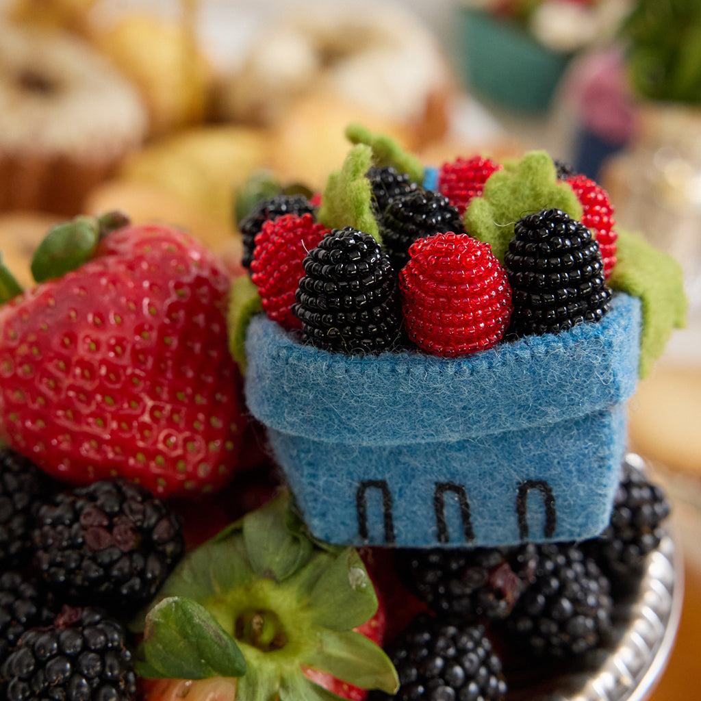 Raspberry Blackberry Pint Ornament