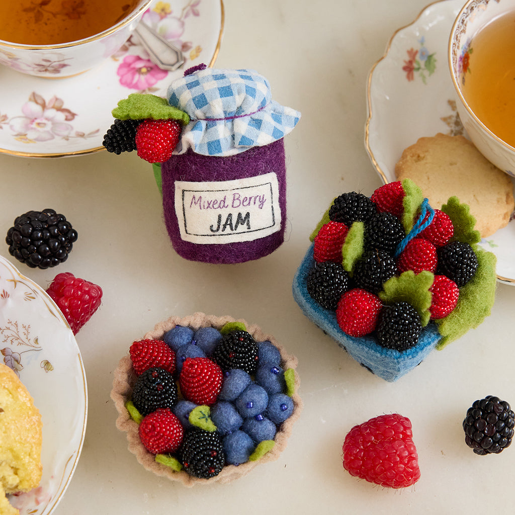 Raspberry Blackberry Pint Ornament