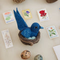 Bluebird Nest Eggs Ornament