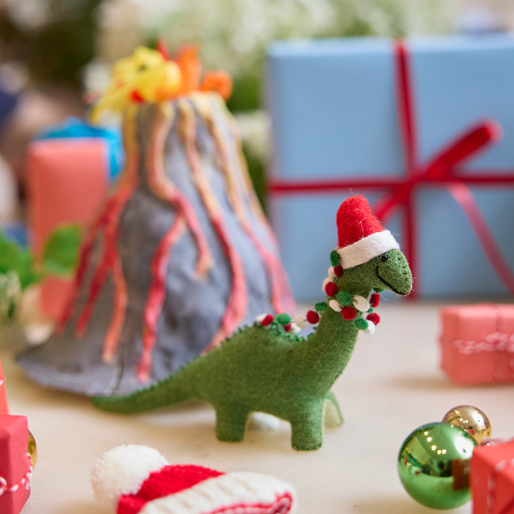 Merry Bright Santa Ornament