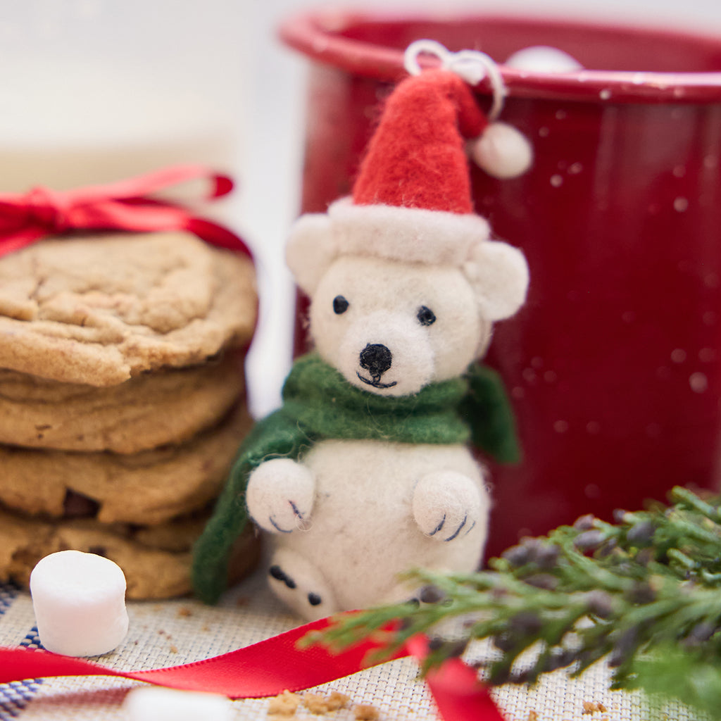 Little Santa Polar Ornament