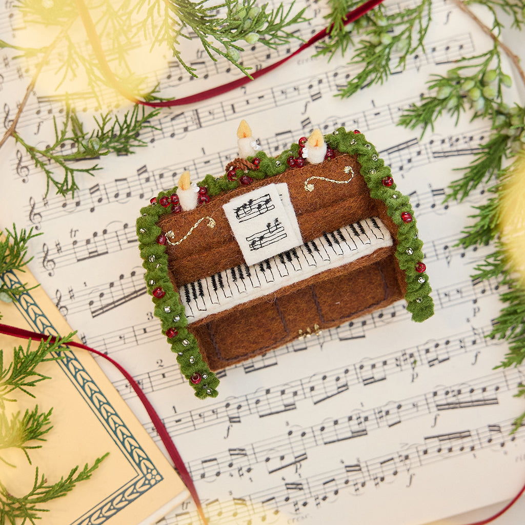 Holiday Piano Ornament