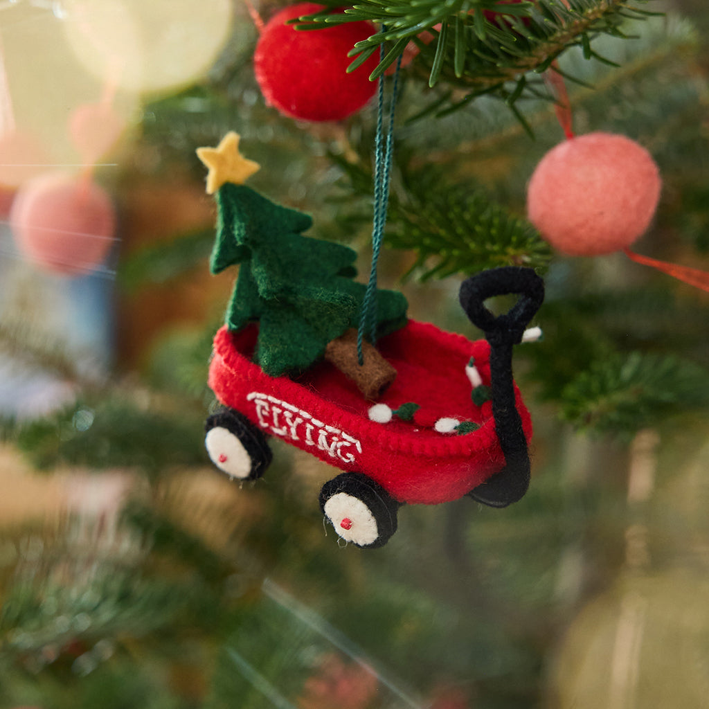 Little Red Wagon Ornament