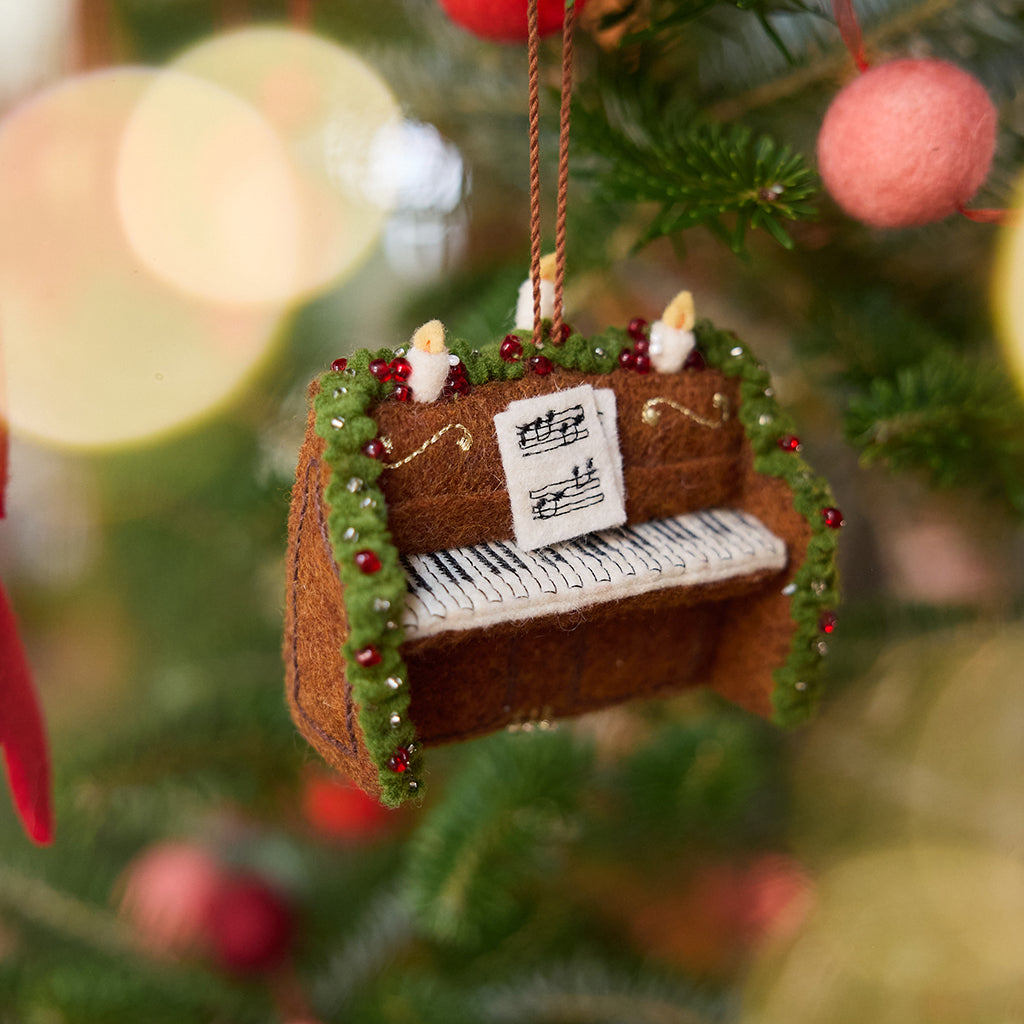 Holiday Piano Ornament