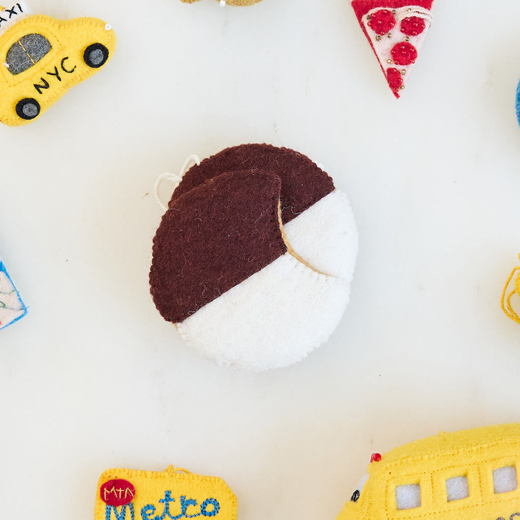 Black White Cookies Ornament
