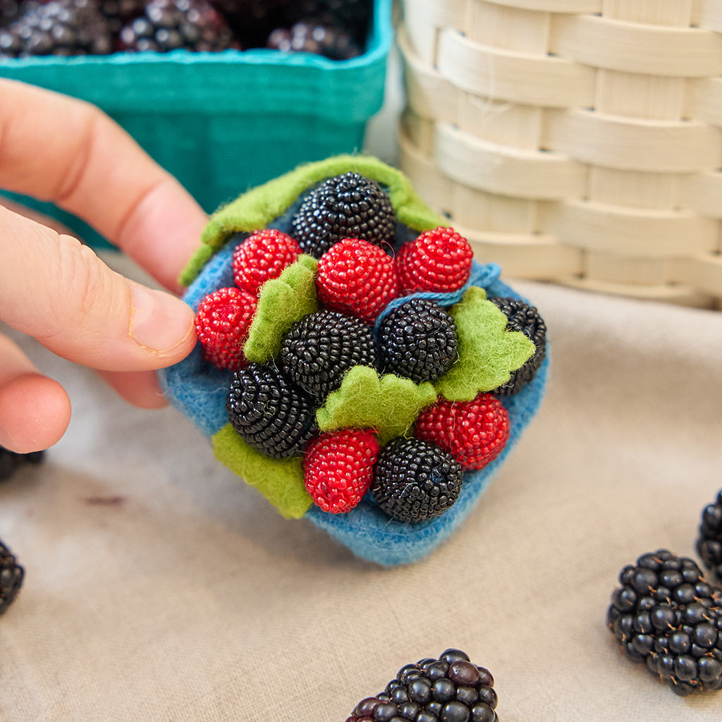 Raspberry Blackberry Pint Ornament