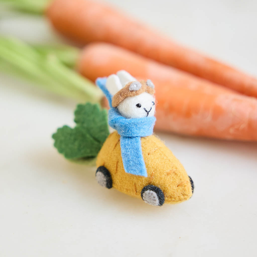 Bunny Carrot Race Ornament