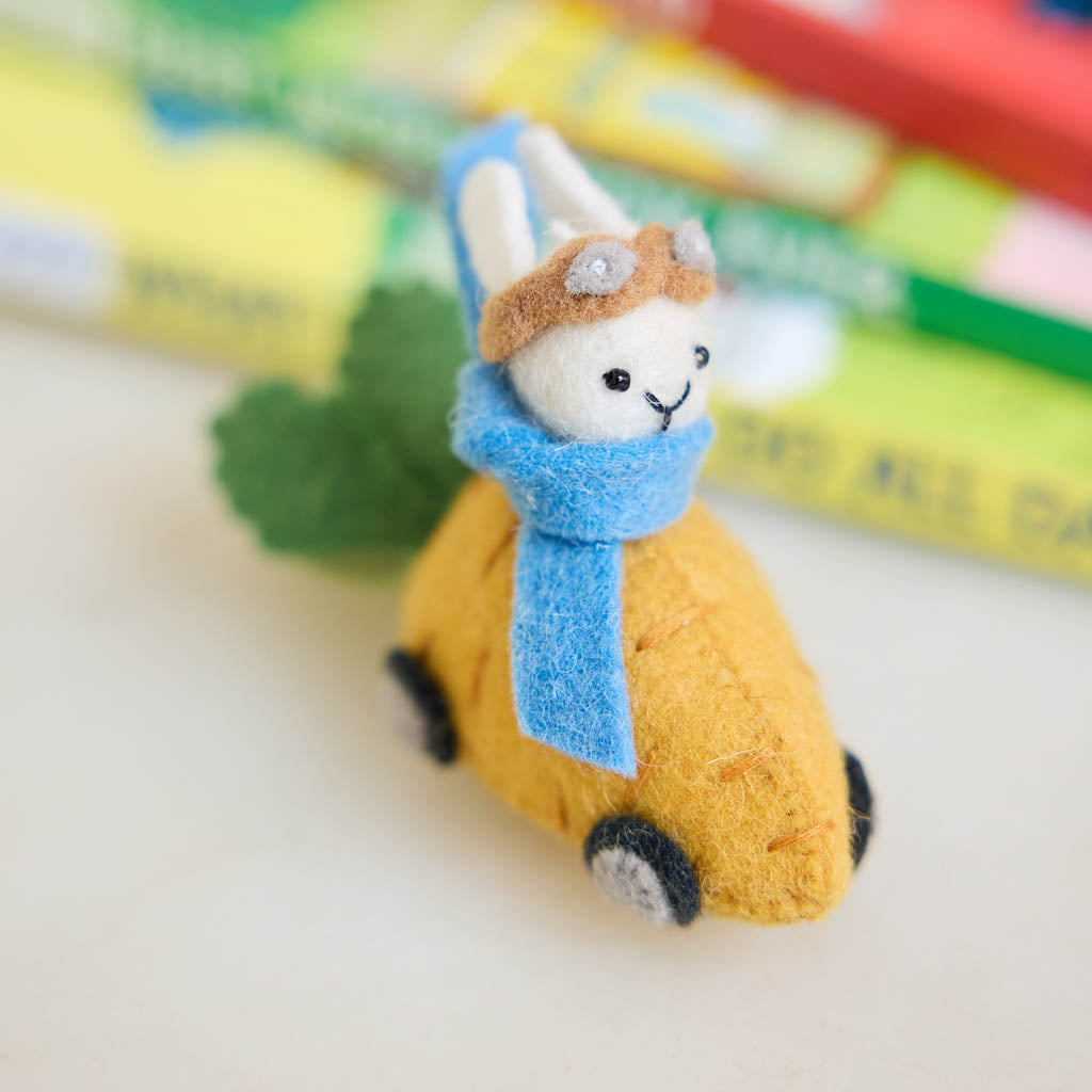 Bunny Carrot Race Ornament