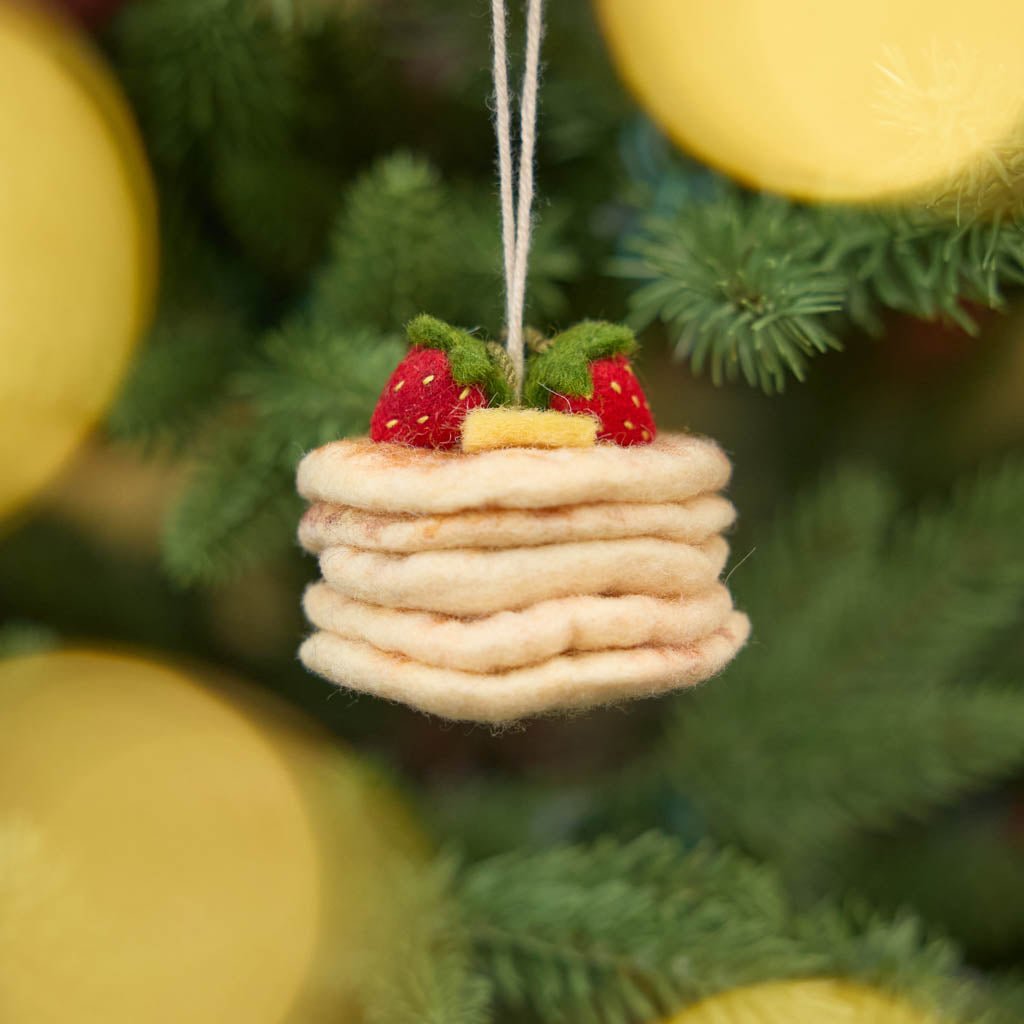 Strawberry Pancake Stack Ornament
