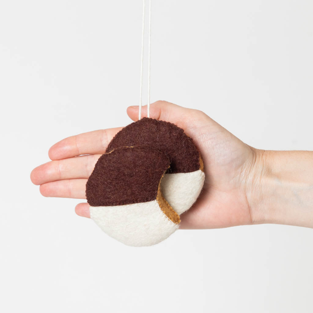 Black White Cookies Ornament