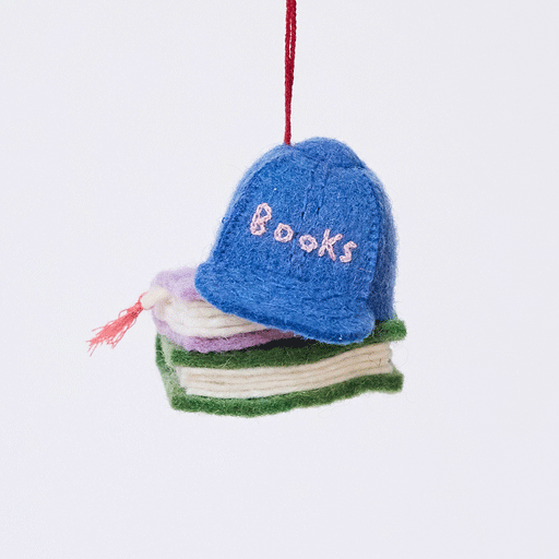 Book Hat Ornament