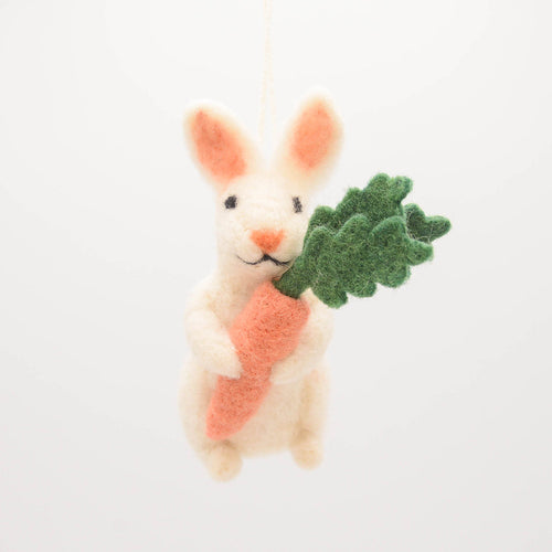 Bunny with Carrot Ornament