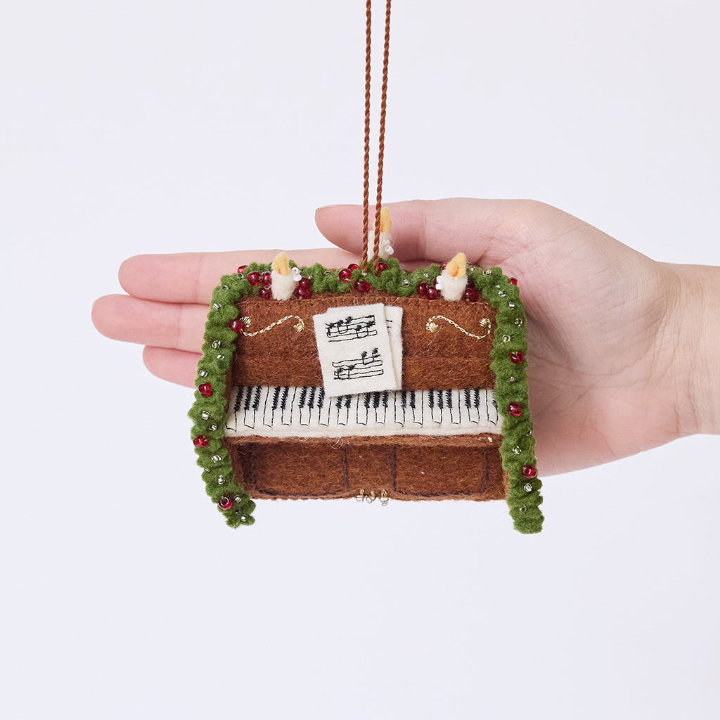 Holiday Piano Ornament