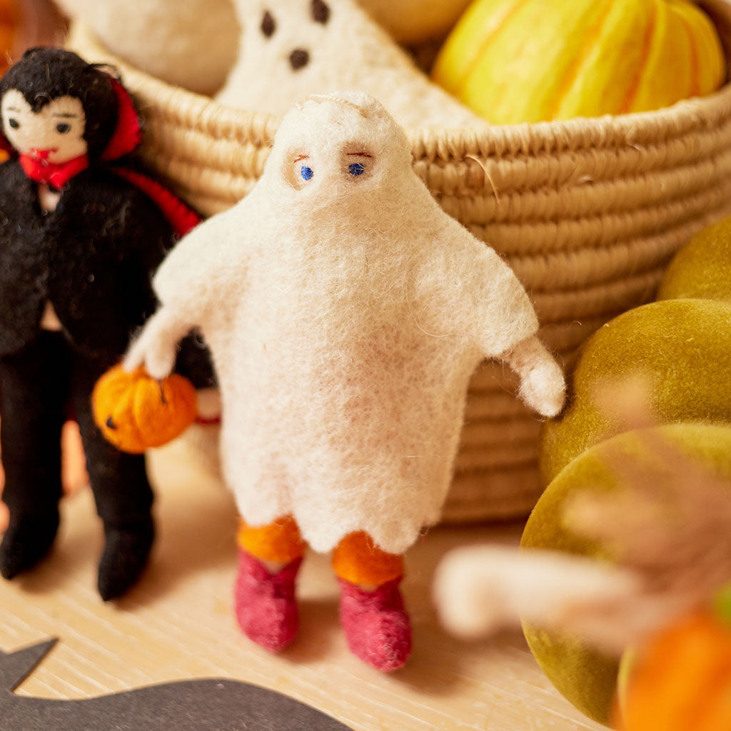 Ghost Trick-or Treater Ornament