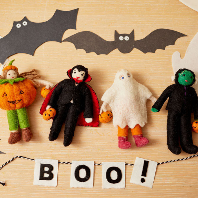 Ghost Trick-or Treater Ornament
