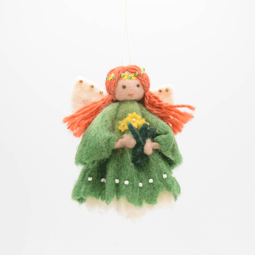 Little Green Flower Ornament