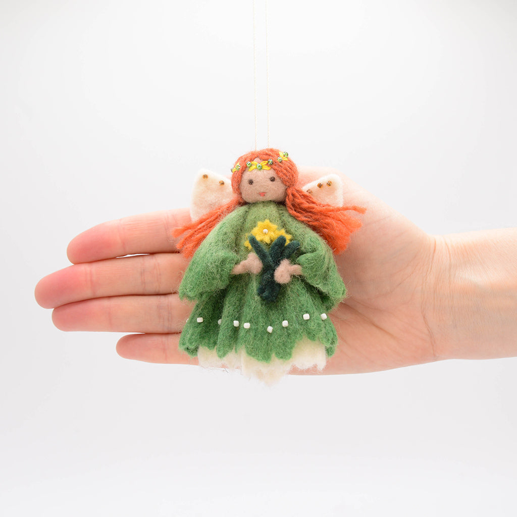 Little Green Flower Ornament