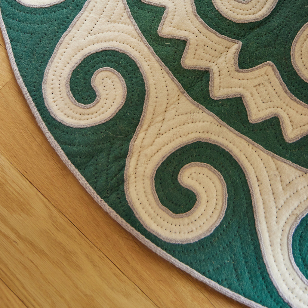 Contemporary Green Tree Skirt
