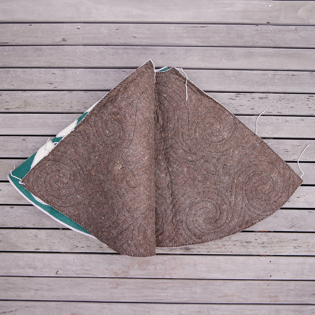 Contemporary Green Tree Skirt