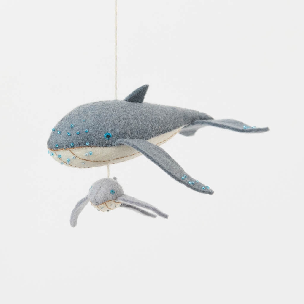 Humpback Whale Baby Ornament