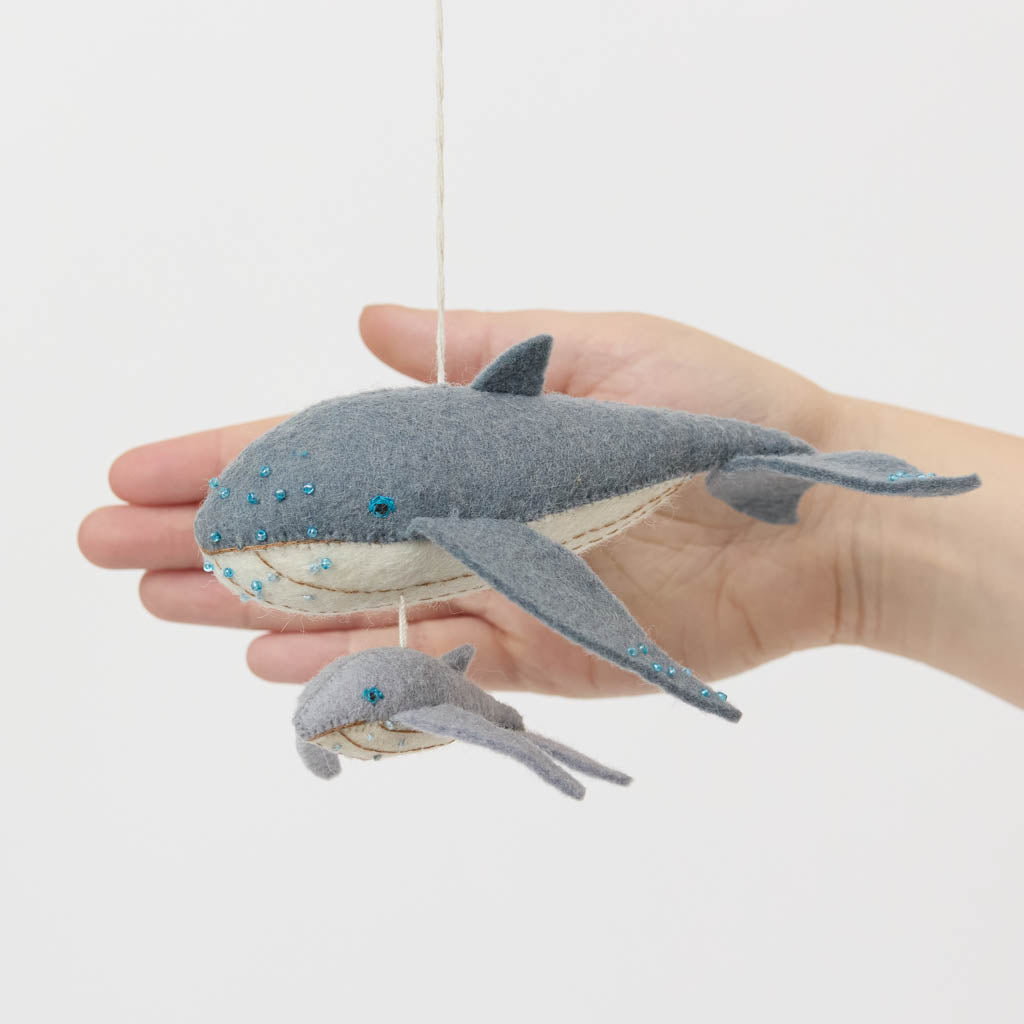Humpback Whale Baby Ornament