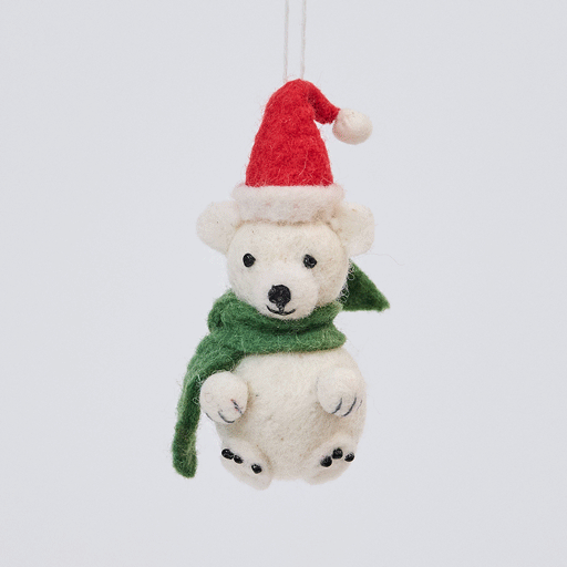 Little Santa Polar Ornament