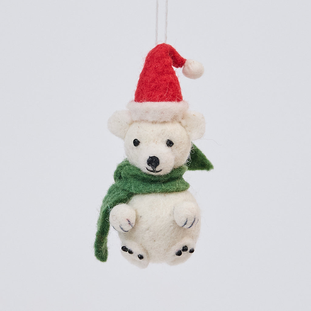 Little Santa Polar Ornament