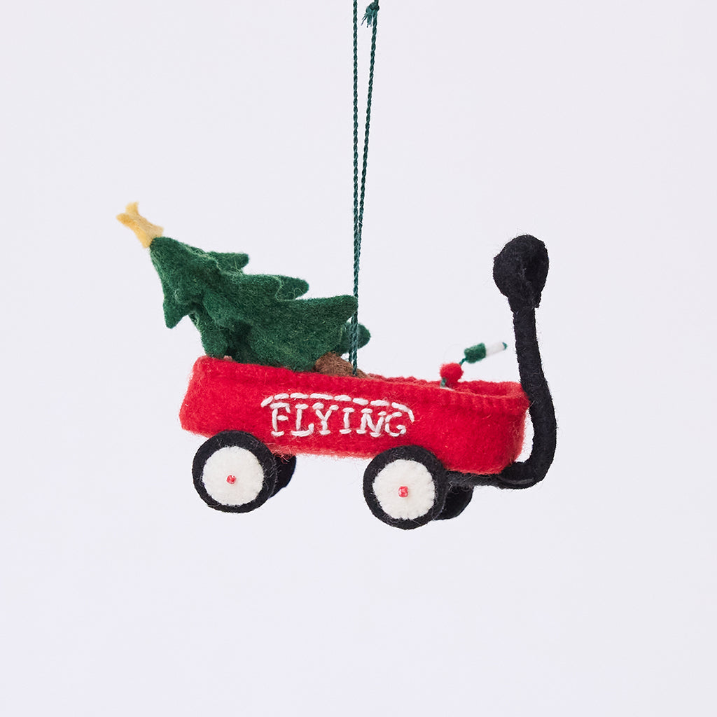 Little Red Wagon Ornament