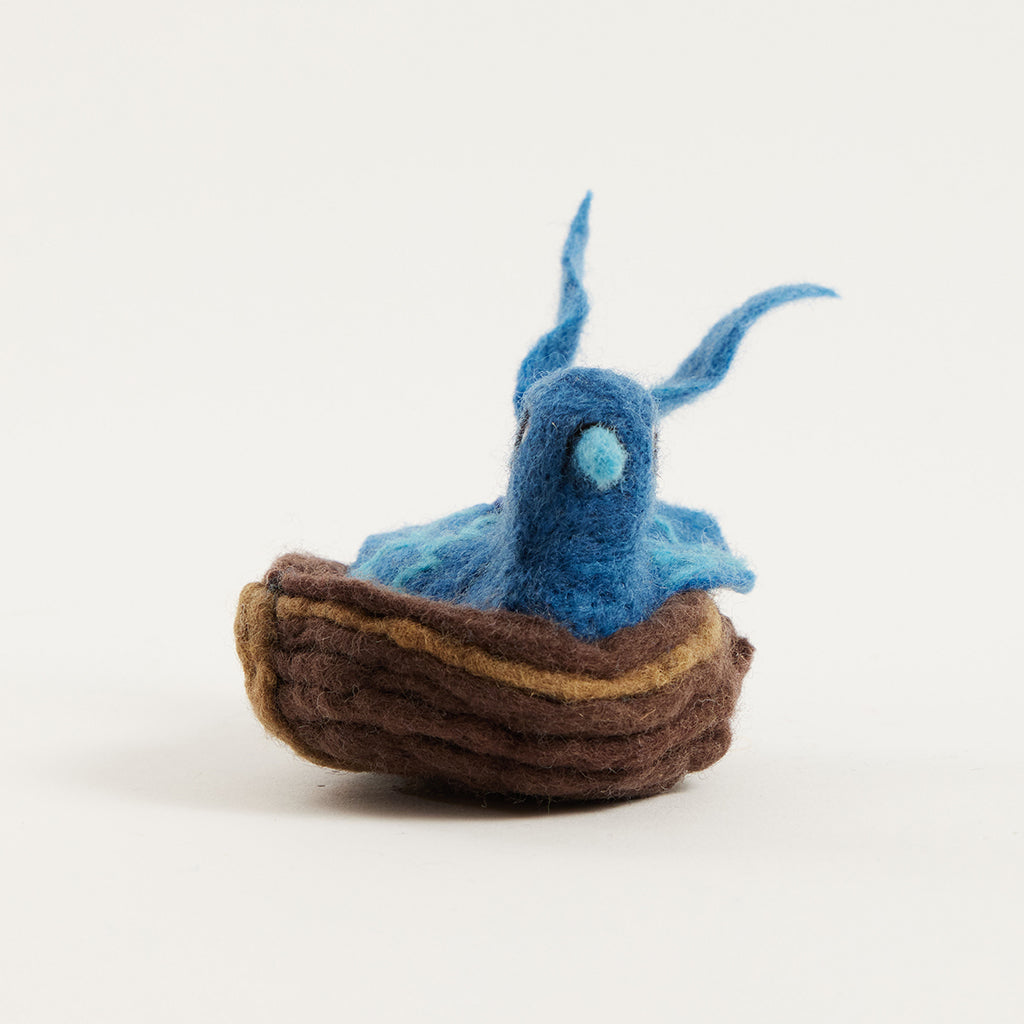 Bluebird Nest Eggs Ornament