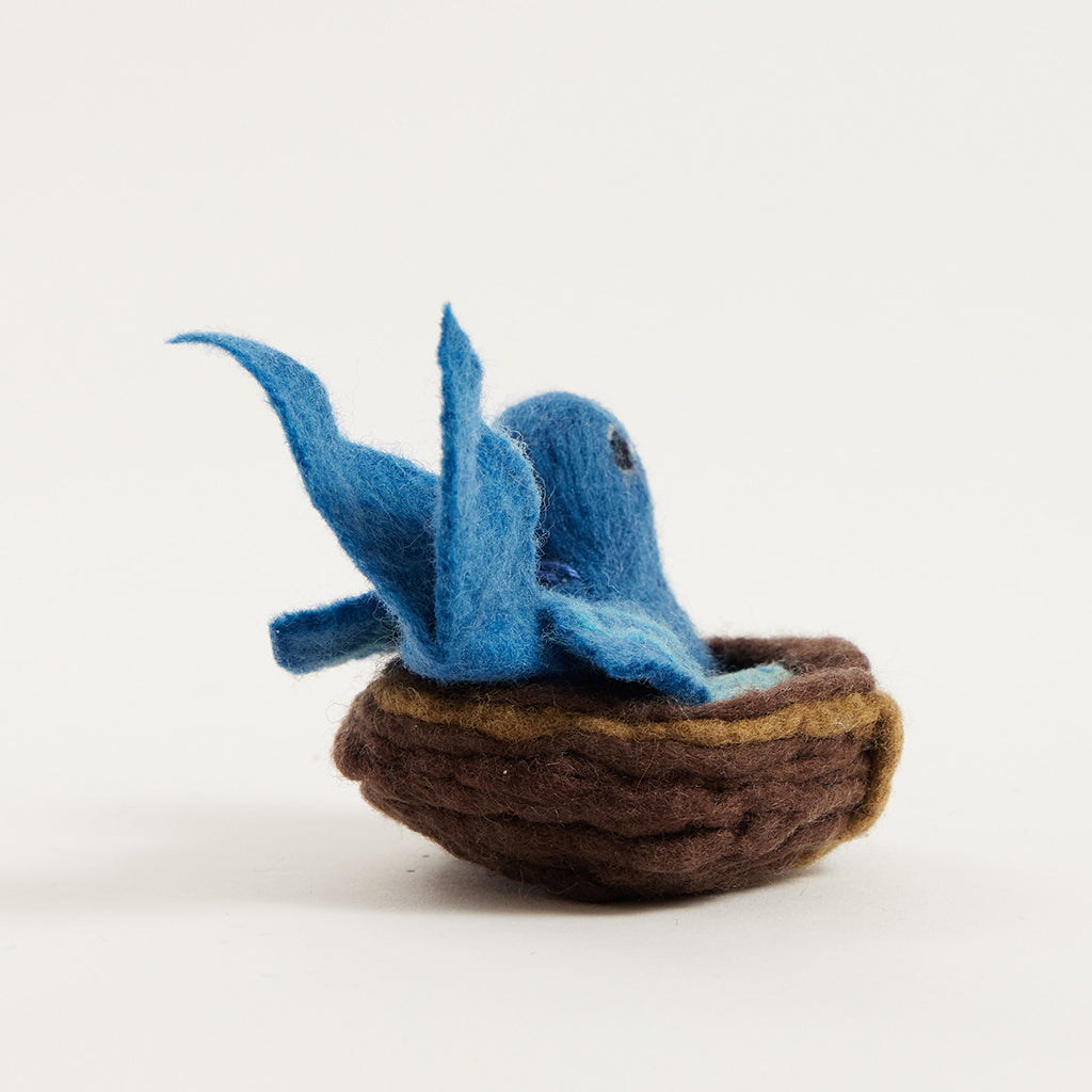 Bluebird Nest Eggs Ornament