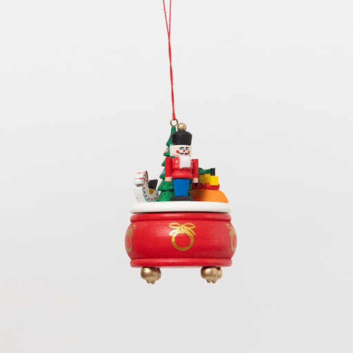 Nutcracker Music Box Ornament