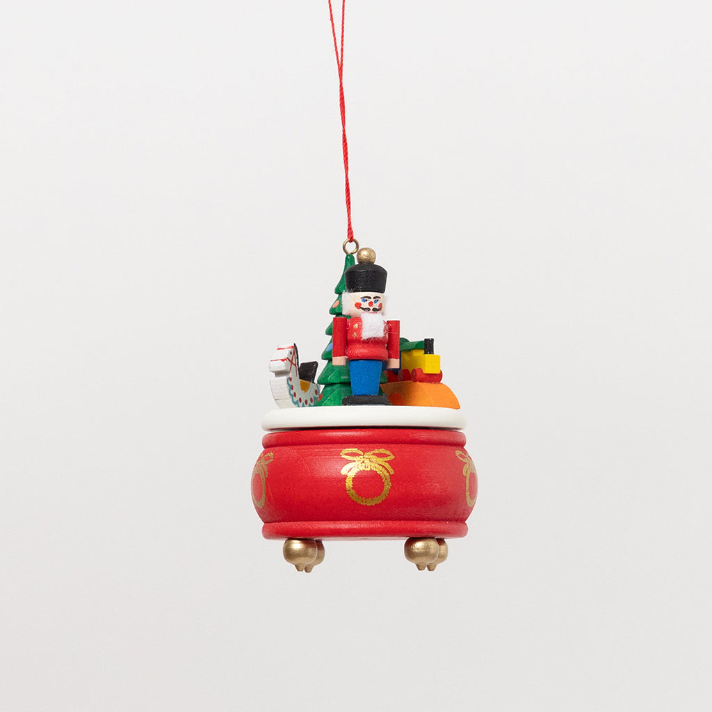 Nutcracker Music Box Ornament