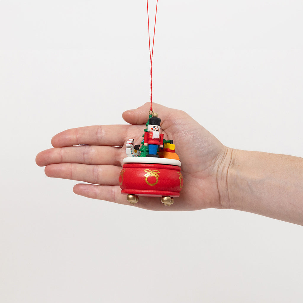 Nutcracker Music Box Ornament