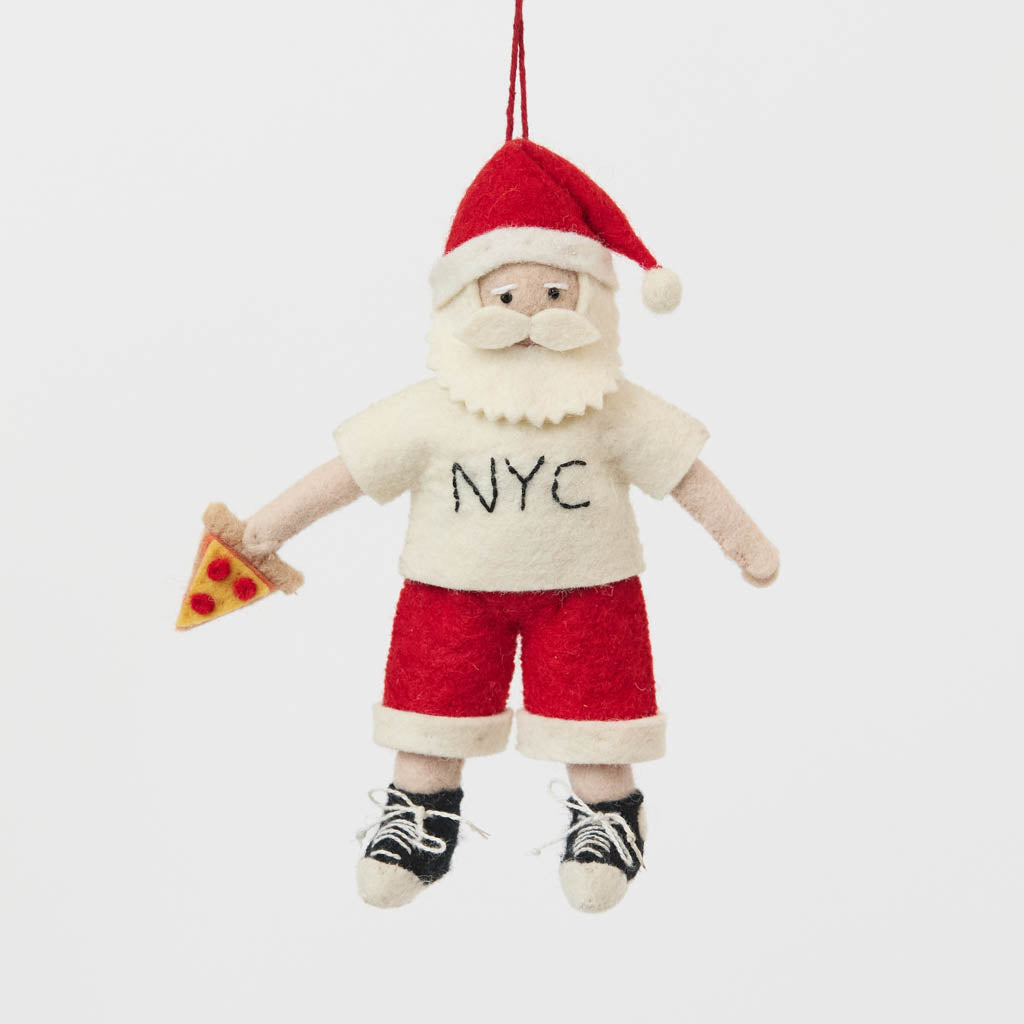 NYC Santa Ornament
