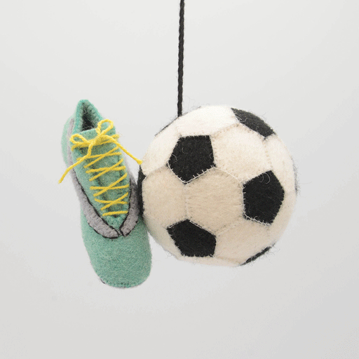 Soccer Ball Cleat Ornament