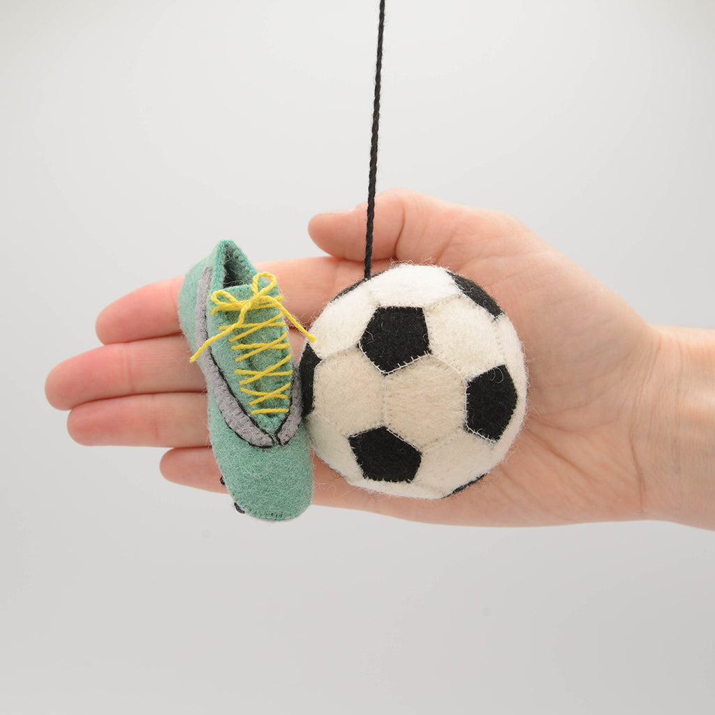 Soccer Ball Cleat Ornament